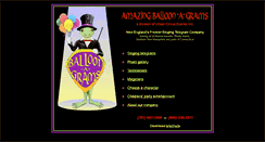 Desktop Screenshot of amazingballoonagrams.com